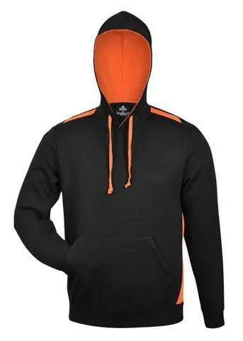 Aussie Pacific Men's Paterson Hoodie 1506 Casual Wear Aussie Pacific Black/Orange S
