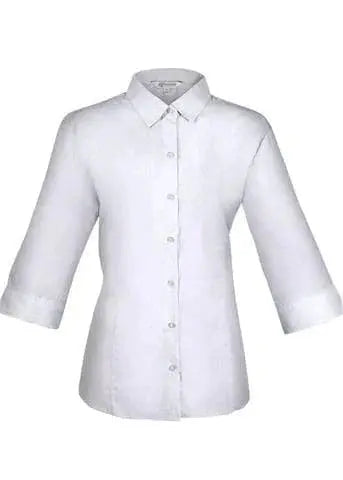 Aussie Pacific Ladies Belair 3/4 Sleeve Shirt 2905T Corporate Wear Aussie Pacific Silver 4