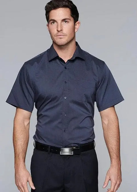 Aussie Pacific Men's Mosman Short Sleeve Shirt 1903S Corporate Wear Aussie Pacific