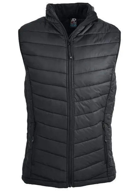 Aussie Pacific Women's Snowy Puffer Vest 2523 Corporate Wear Aussie Pacific Black 8
