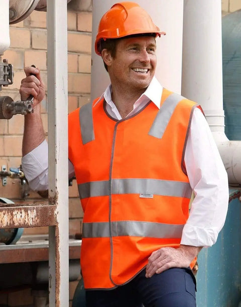 Hi-vis Safety Vest SW03 Work Wear Australian Industrial Wear