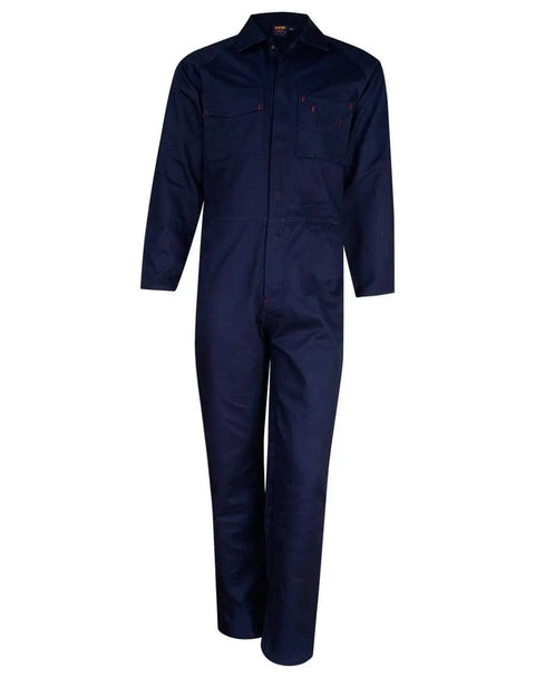 Men's Coverall Stout Size WA08 Work Wear Australian Industrial Wear Navy 87S