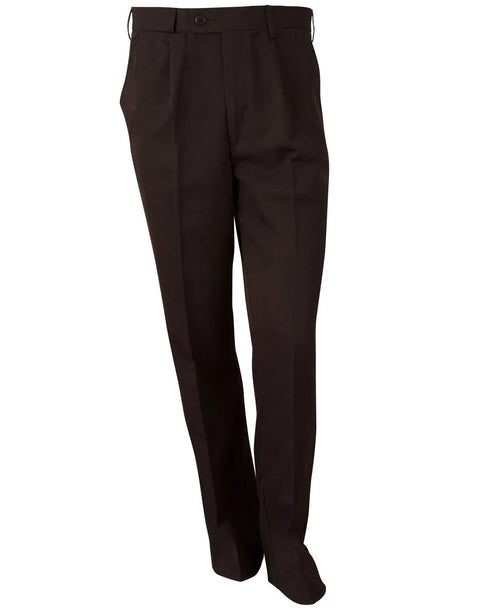 (Stout) Permanent Press Pants WP01S Work Wear Australian Industrial Wear Black 92S
