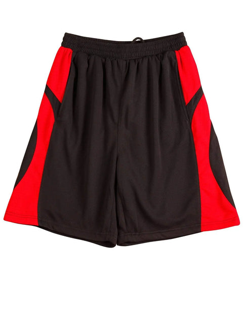 SLAMDUNK SHORTS Kids SS23K Active Wear Benchmark Black/Red, 6K