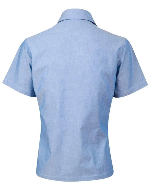 BENCHMARK Ladies Chambray Short Sleeve BS05 Corporate Wear Benchmark