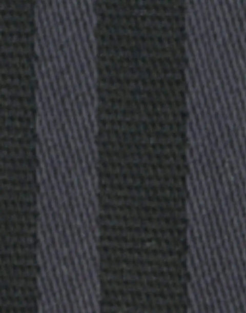 BENCHMARK Men's Dobby Stripe long sleeve shirt M7132 Corporate Wear Benchmark Black/Charcoal 38