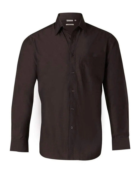 BENCHMARK Men's Nano ™ Tech Long Sleeve Shirt M7002 Corporate Wear Benchmark Charcoal 38