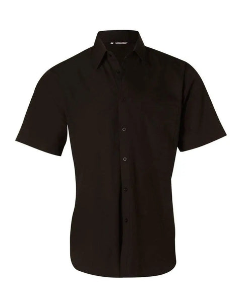 BENCHMARK Men's Nano ™ Tech Short Sleeve Shirt M7001 Corporate Wear Benchmark Black 38