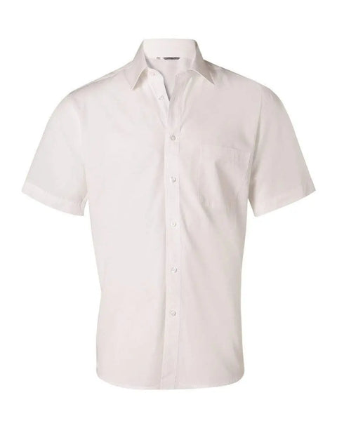 BENCHMARK Men's Nano ™ Tech Short Sleeve Shirt M7001 Corporate Wear Benchmark White 38