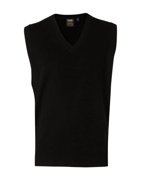 BENCHMARK Men's V-Neck Knit vest WJ02 Corporate Wear Benchmark Navy S