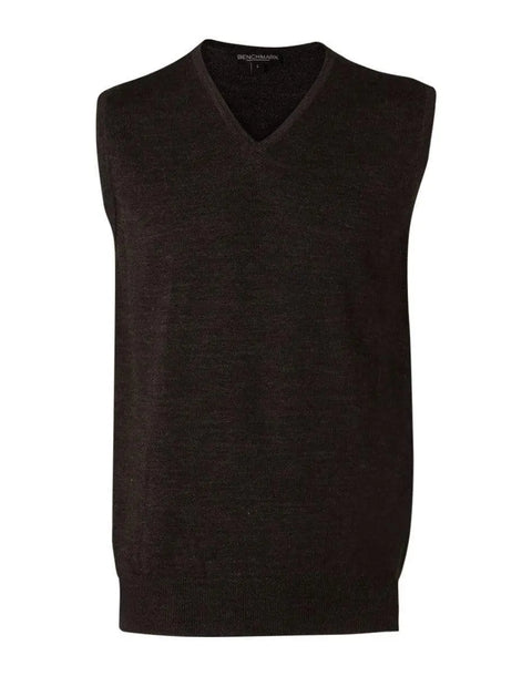 BENCHMARK Men's V-Neck Vest M9501 Corporate Wear Benchmark Charcoal XL