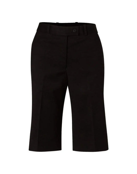 BENCHMARK Women's Poly/Viscose Stretch Knee Length Flexi Waist Shorts M9441 Corporate Wear Benchmark Navy 6