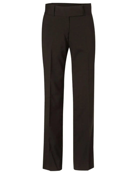 BENCHMARK Women's Wool Blend Stretch Low Rise Pants M9410 Corporate Wear Benchmark Charcoal 6