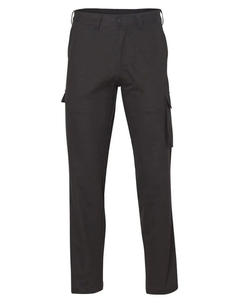 MEN'S HEAVY COTTON PRE-SHRUNK DRILL PANTS Stout Size WP08 Work Wear Benchmark Black 87S