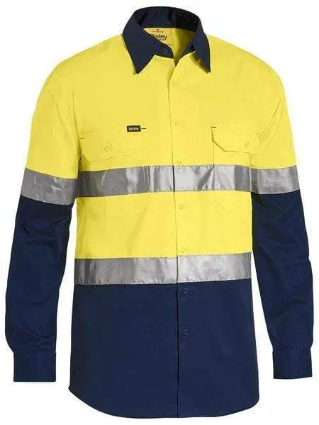 Bisley Workwear Work Wear Bisley 3M TAPED COOL LIGHTWEIGHT HI VIS SHIRT BS6696T