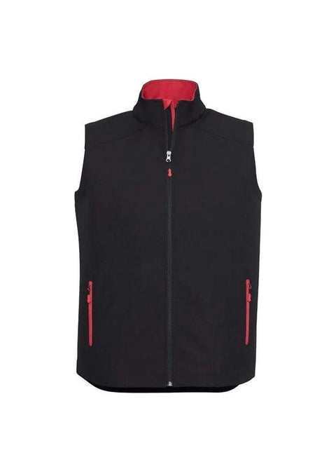 Biz Collection Casual Wear Black/Red / S Biz Collection Men’s Geneva Vest J404m