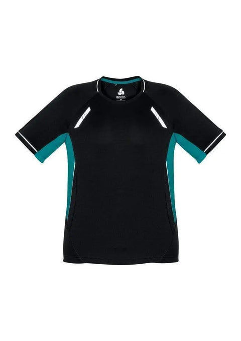 Biz Collection Casual Wear Black/Teal/Silver / S Biz Collection Men’s Renegade Tee T701MS