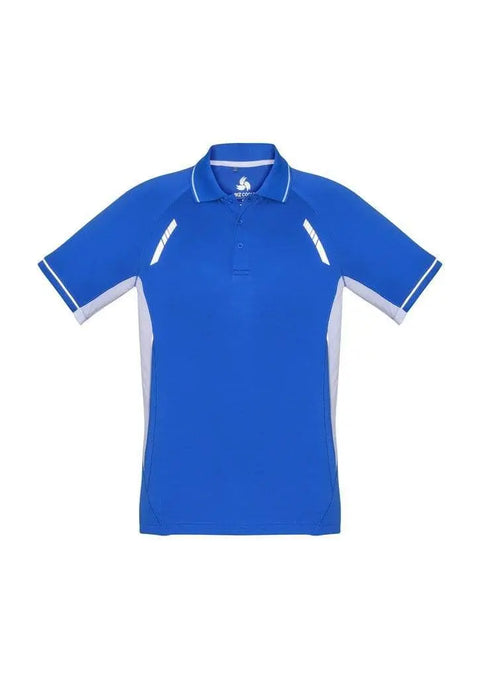 Biz Collection Casual Wear S / Royal/White/Silver Biz Collection Renegade Mens Polo P700MS