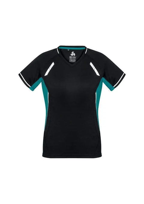 Biz Collection Casual Wear Black/Teal/Silver / 6 Biz Collection Women’s Renegade Tee T701LS
