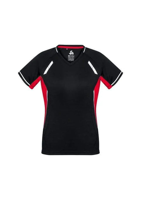 Biz Collection Casual Wear Black/Red/Silver / 6 Biz Collection Women’s Renegade Tee T701LS