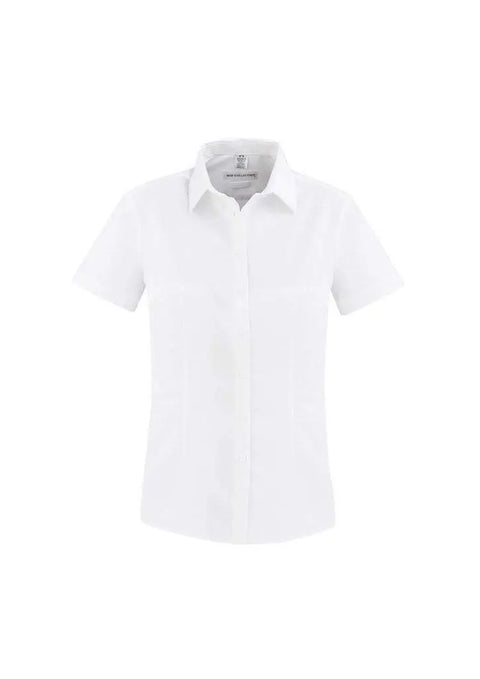 Biz Collection Corporate Wear White / 6 Biz Collection Regent Ladies S/S Shirt S912LS
