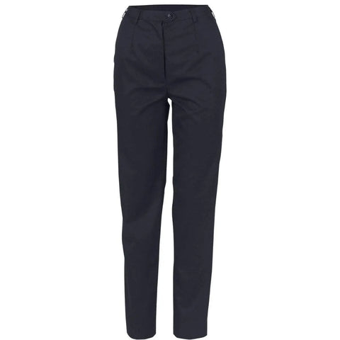 DNC Workwear Work Wear Black / 6 DNC WORKWEAR Ladies Flat Front Pants 4552