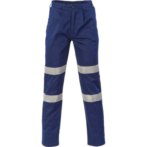 DNC Workwear Work Wear Navy / 72R DNC WORKWEAR Middle Weight Double Hoops Taped Pants 3354