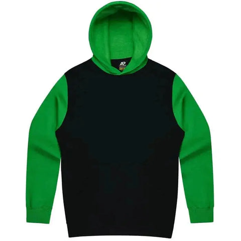 Aussie Pacific Monash Kids Hoodie 3530 Aussie Pacific BLACK/KAWA GREEN 4