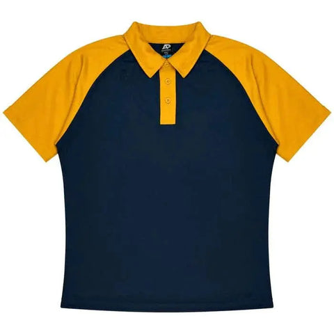 Aussie Pacific Manly Mens Polo 1318 Aussie Pacific NAVY/GOLD S