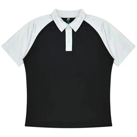 Aussie Pacific Manly Kids Polo Shirt 3318 Aussie Pacific BLACK/WHITE 4