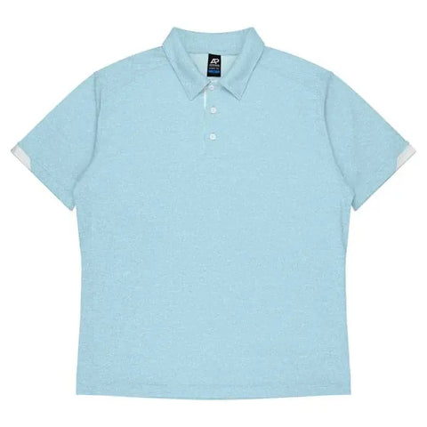 Aussie Pacific Morris Men's Polo Shirt 1317 Aussie Pacific LIGHT BLUE/WHITE S