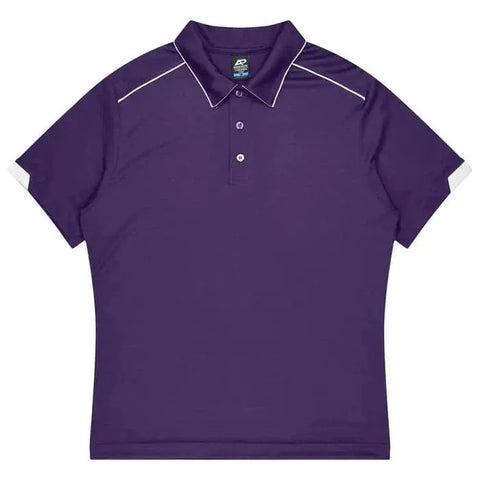 Aussie Pacific Currumbin Men's Polo Shirt 1320 Aussie Pacific PURPLE/WHITE S
