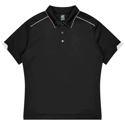 Aussie Pacific Currumbin Men's Polo Shirt 1320 Aussie Pacific BLACK/WHITE S