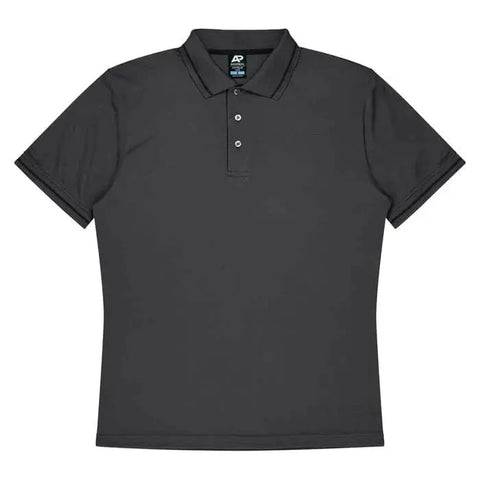 Aussie Pacific Cottesloe Kids Polo Shirt 3319 Aussie Pacific SLATE/BLACK 4