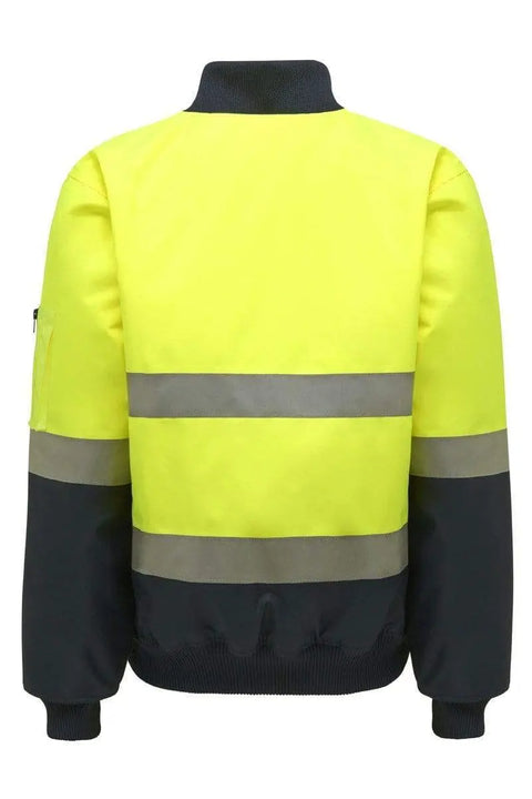 Hard Yakka Two Tone Taped Bomber Jacket Y06675 Work Wear Hard Yakka