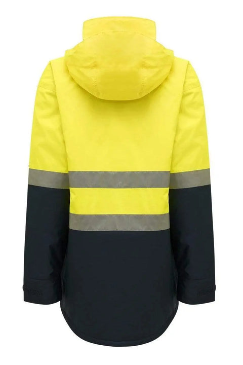 Hard Yakka Two Tone Quilted Taped Hi Vis Jacket Y06685 Work Wear Hard Yakka