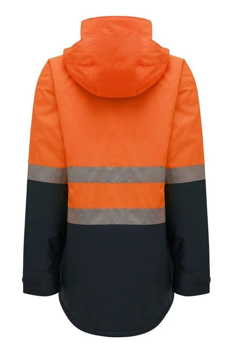 Hard Yakka Two Tone Quilted Taped Hi Vis Jacket Y06685 Work Wear Hard Yakka
