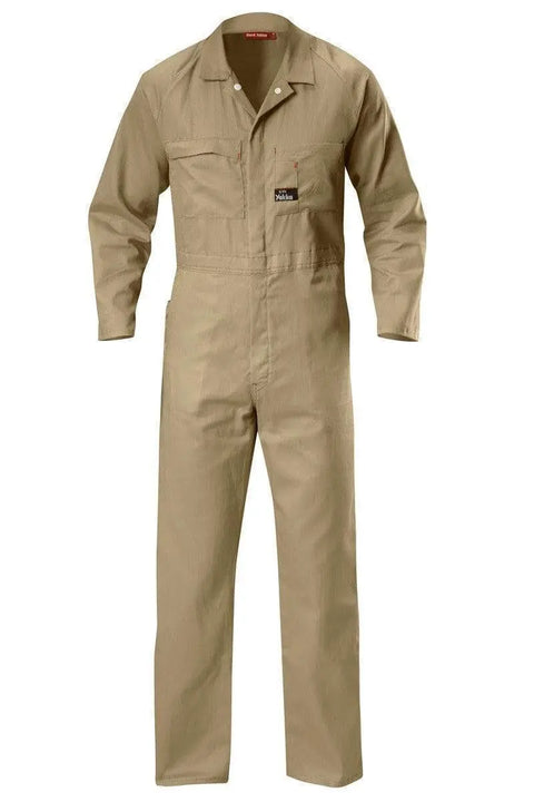 Hard Yakka Light Weight Coverall Y00030 Work Wear Hard Yakka Khaki 72 R
