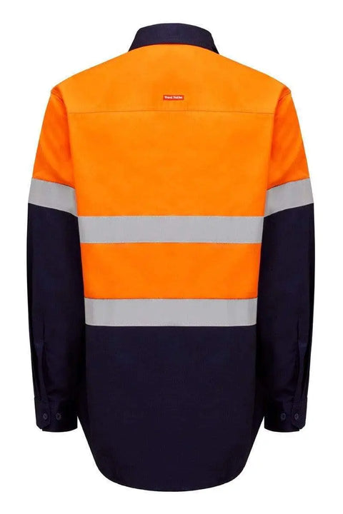 Hard Yakka Hi Vis Reflective Work Shirt Y04615 Work Wear Hard Yakka