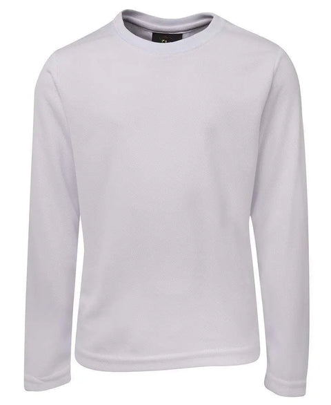 Jb's Wear Casual Wear White / 4 JB'S Kid’s & Adult’s L/S Poly Tee 7PLFT