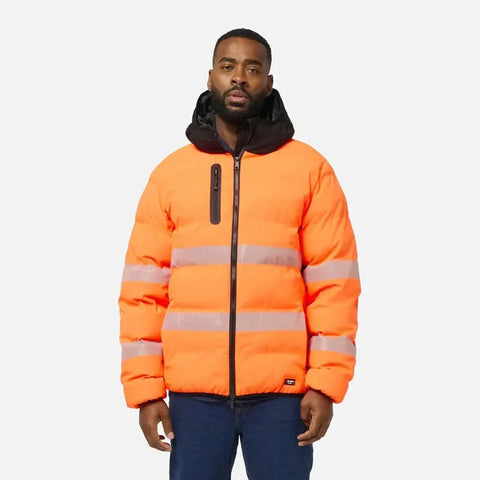 KingGee Hi Vis Biomotion Water Repellent Puffer Jacket K55011
