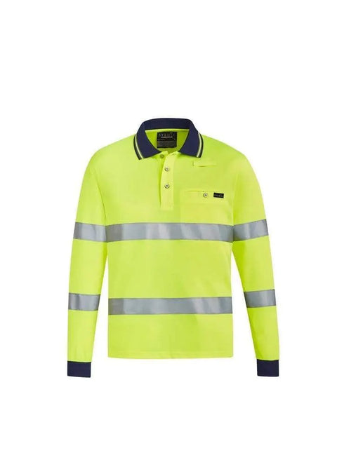 SYZMIK Unisex Bio Motion Taped Polo Shirt ZH380 Work Wear Syzmik Yellow 7XL