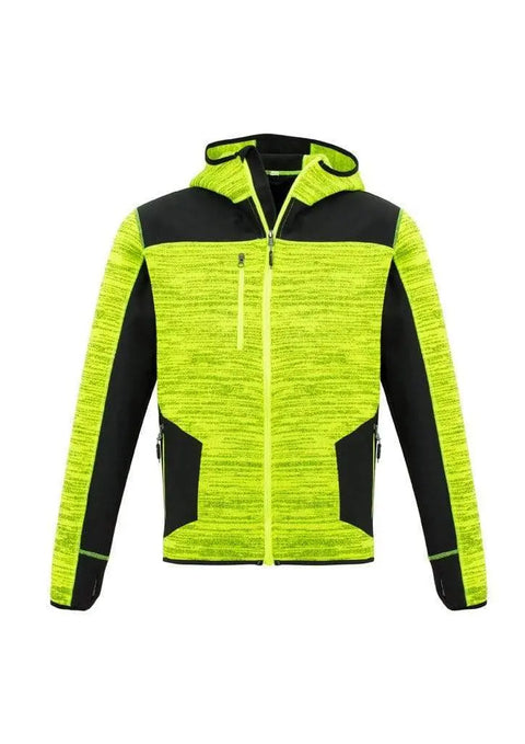 SYZMIK Unisex Streetworx Reinforced Knit Hoodie ZT360 Work Wear Syzmik Yellow/Black XXS