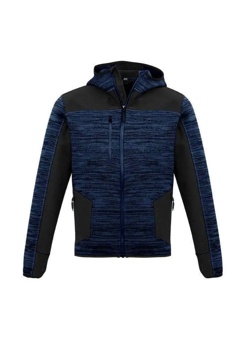 SYZMIK Unisex Streetworx Reinforced Knit Hoodie ZT360 Work Wear Syzmik Navy/Black XXS