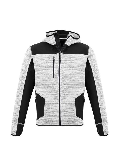 SYZMIK Unisex Streetworx Reinforced Knit Hoodie ZT360 Work Wear Syzmik Grey/Black XXS