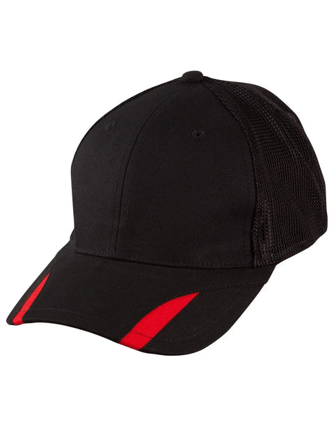 Contrast Peak Trim Cap Ch41 Active Wear Winning Spirit Black/Red One size