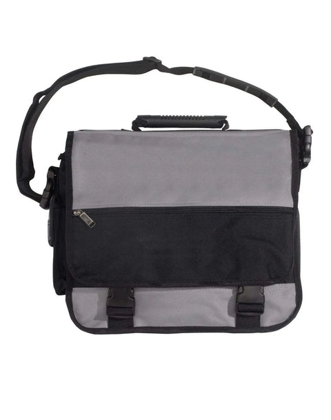 Executive Conference Satchel B1446 Active Wear Winning Spirit Black/Grey "(w)37cm x (h)30cm x (d)10cm, 11 Litres Capacity"