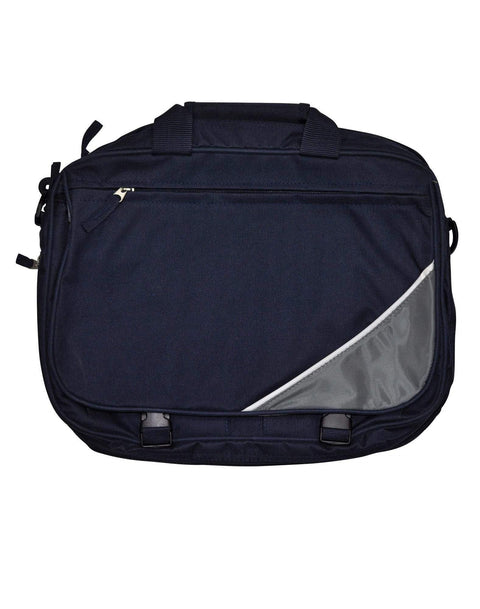 Motion Flap Satchel/shoulder Bag B1002 Active Wear Winning Spirit Navy/White/Grey "(w)39cm x (h)29cm x (d)12cm, 13.6 Litres Capacity"