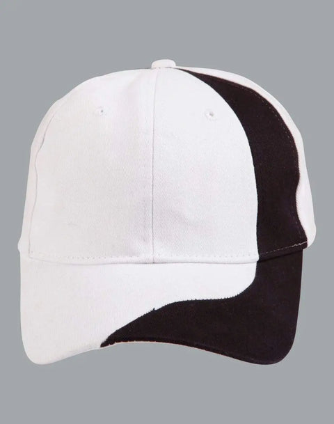 Peak & Crown Contrast Cap Ch82 Active Wear Winning Spirit White/Navy One size