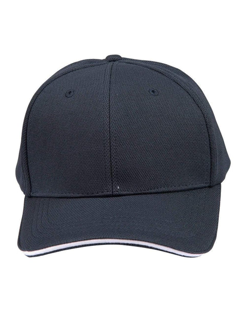 Pique Mesh With Contrast Sandwich Ch72 Active Wear Winning Spirit Navy/White One size